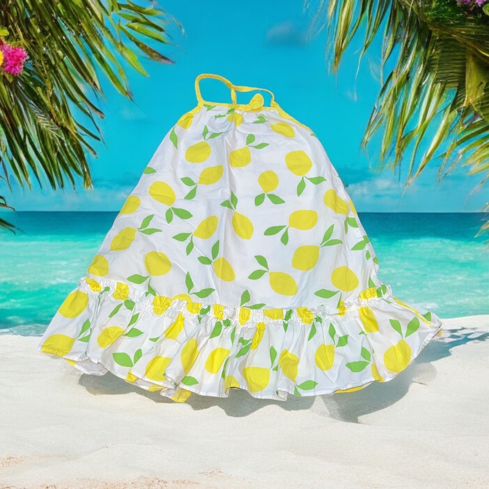 Girls Lined Halter Dress Gymboree (6)